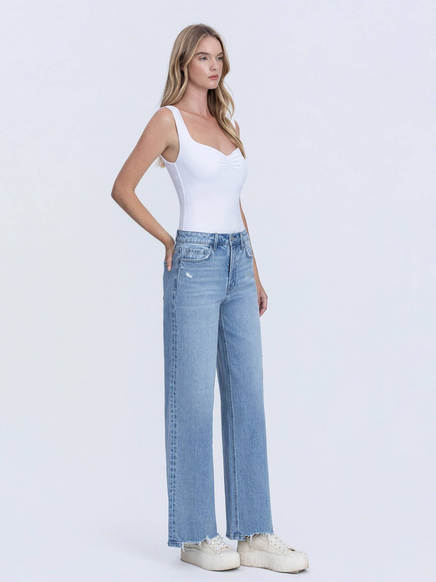 OLIVIA WIDE LEG JEANS