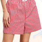 Gingham Check Boxer Shorts