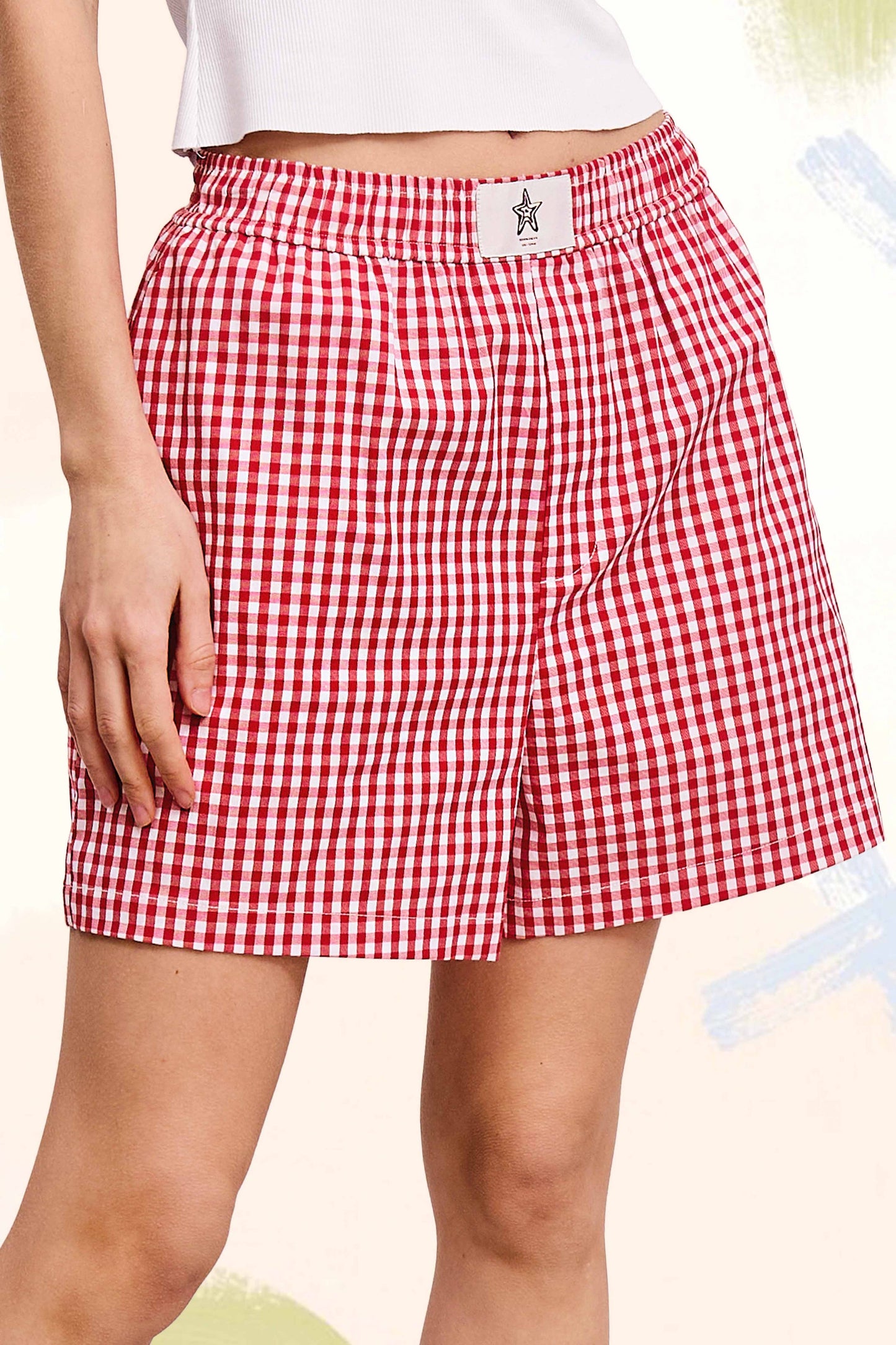 Gingham Check Boxer Shorts