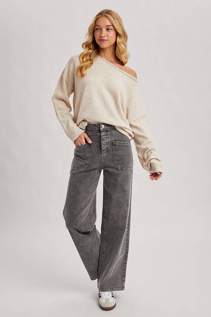 RALEIGH STRAIGHT LEG JEANS