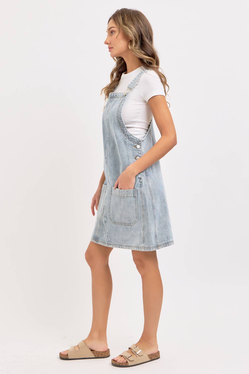 DENIM OVERALL DRESS