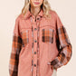 MINERAL WASH PATCHWORK PLAID