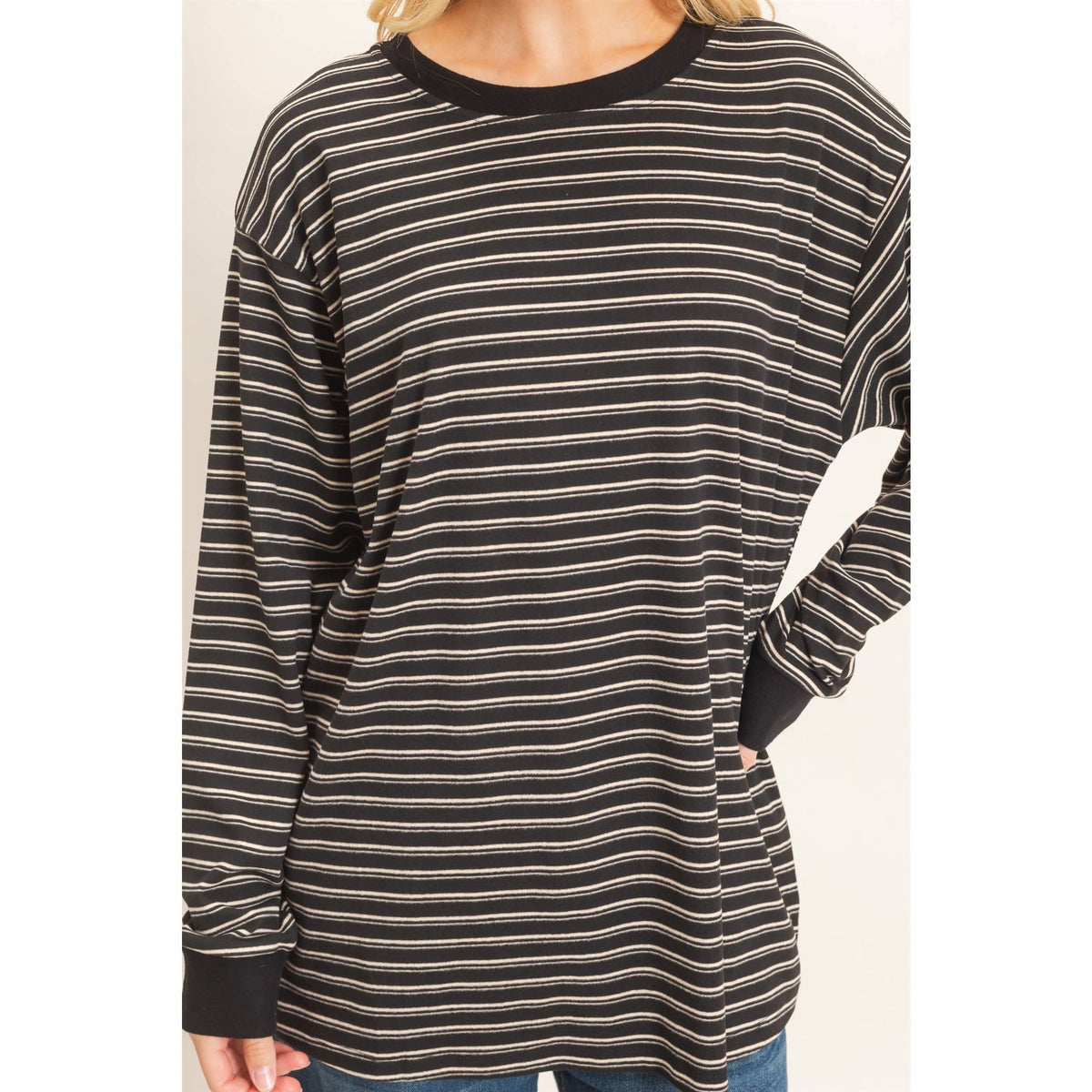 Cali Striped Crew Set