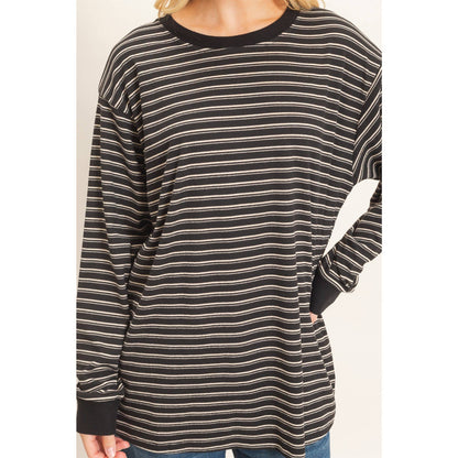 Cali Striped Crew Set